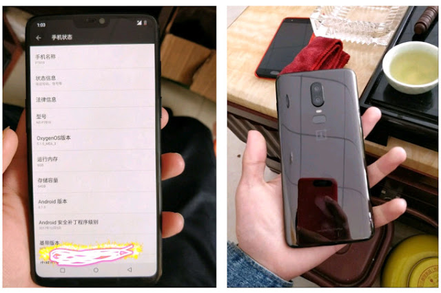 Alleged Oneplus 6 Leaks With A Notch On Top28129