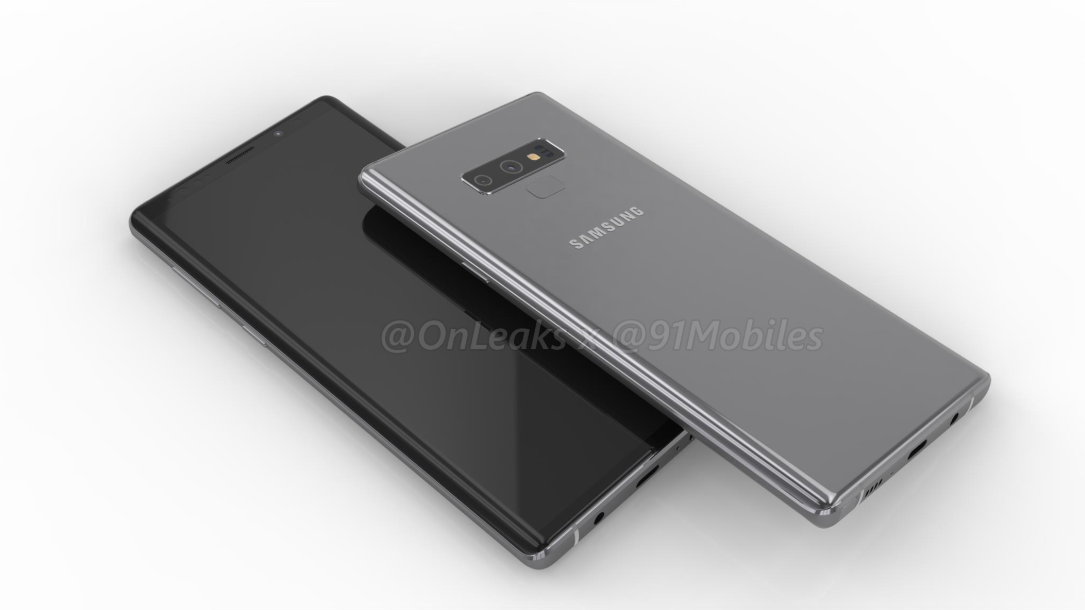 Specifikationsblad för Galaxy Note 9 läcker