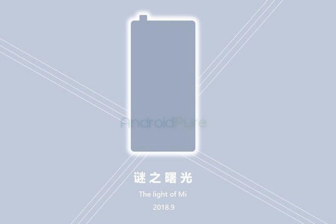 Alleged Xiaomi Mi Mix 3 Teaser Hints At Pop Out Camera September Release