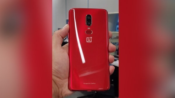 Oneplus 6 With Red Glass Back Leaked Online 15299206863496507846803293342