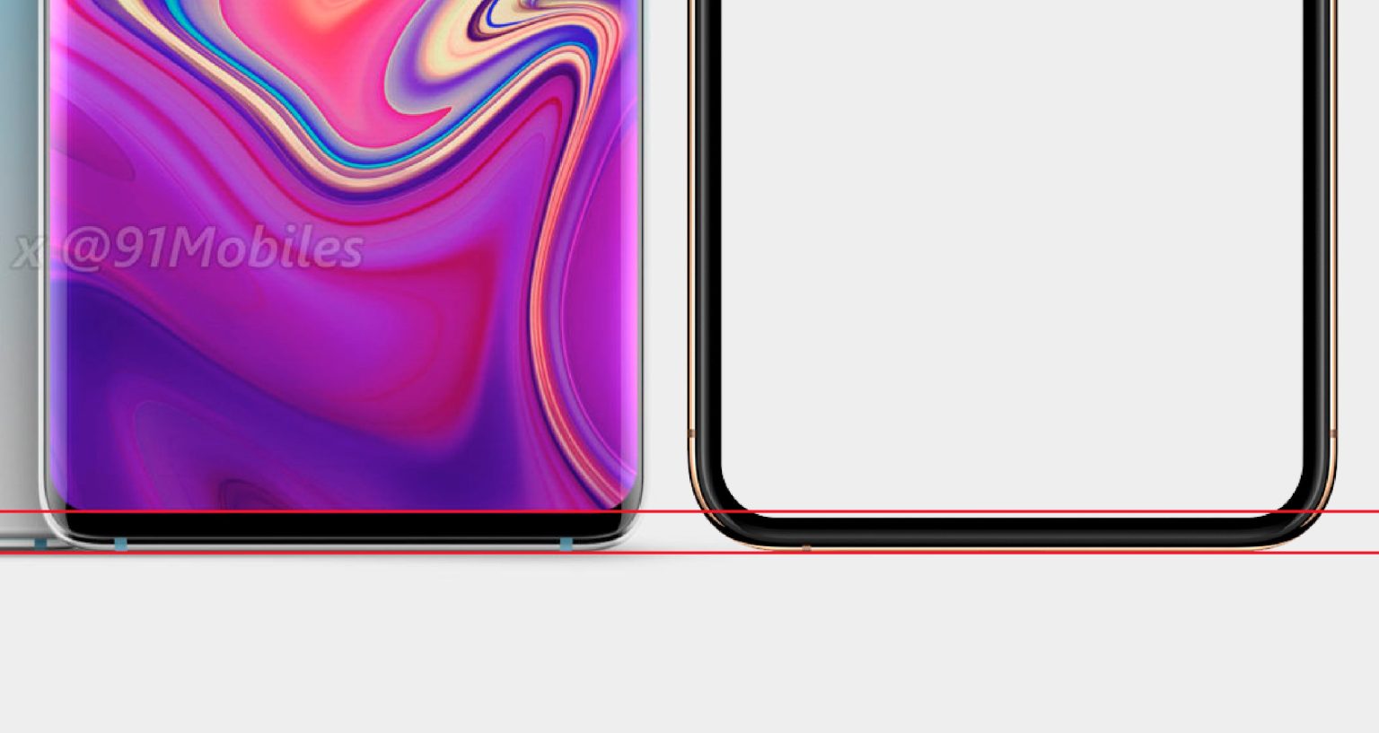 Ben Geskin visar hur stor haka Galaxy S10 kan komma att få!