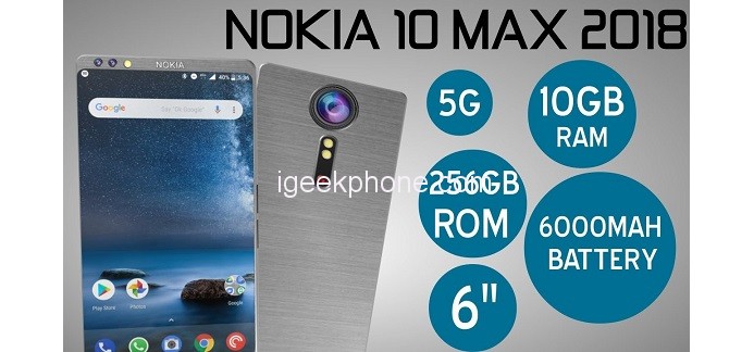 Nokia 10 Max 2018 Igeekphone 6