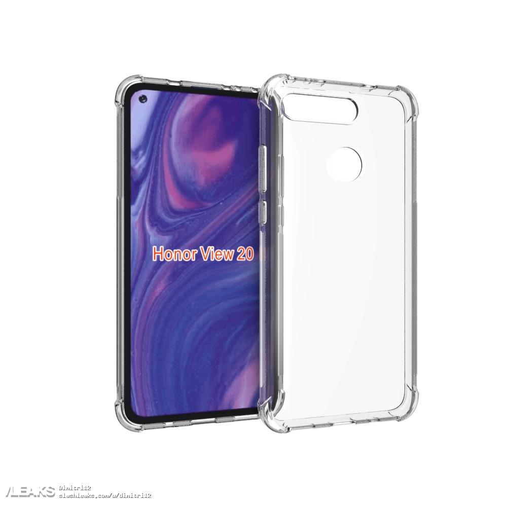 Honor V20 Case Render 1