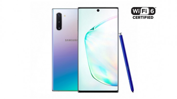 Samsung Galaxy Note 10 och 10+ får certifiering för Wi-Fi 6