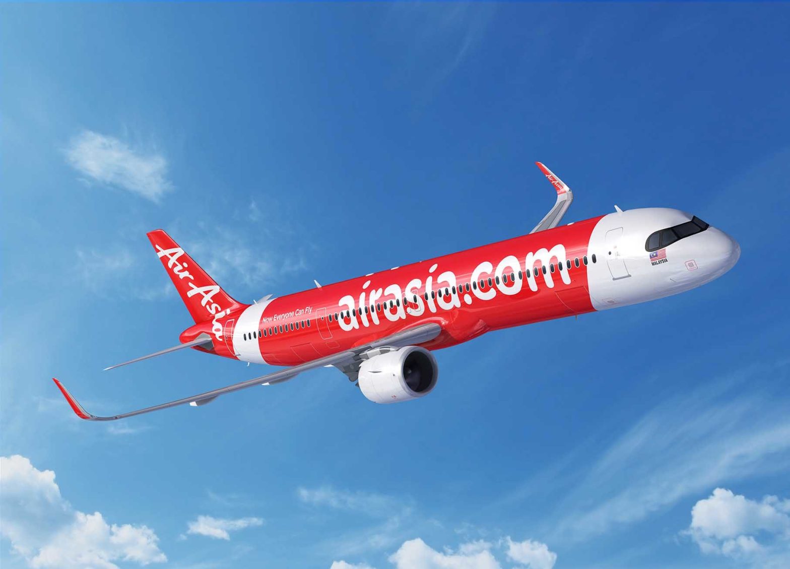 AirAsia ställer de flesta av sina Airbus A320 på marken på grund av Covid 19