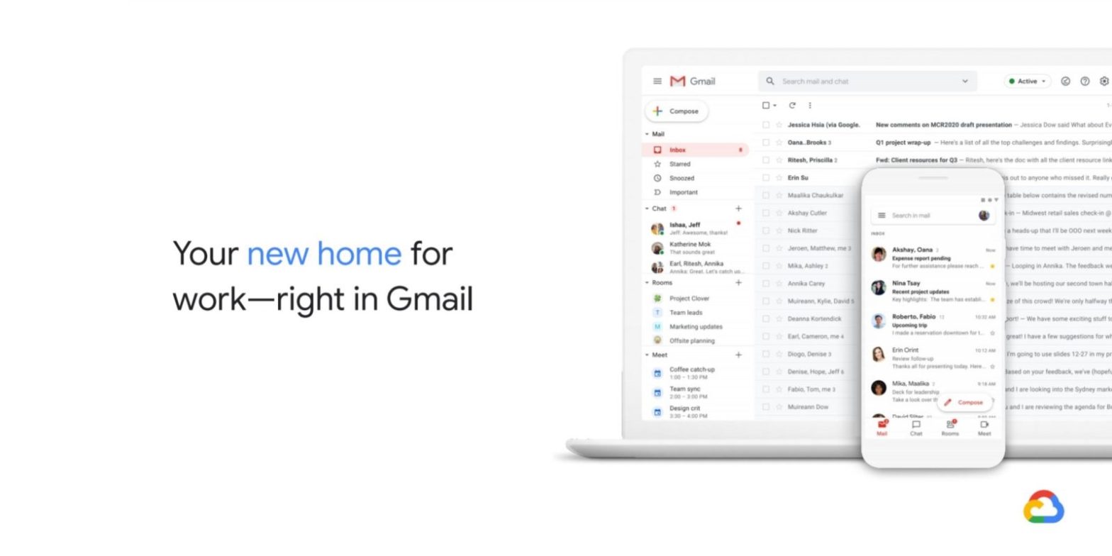 Google uppdaterar Gmail världen över