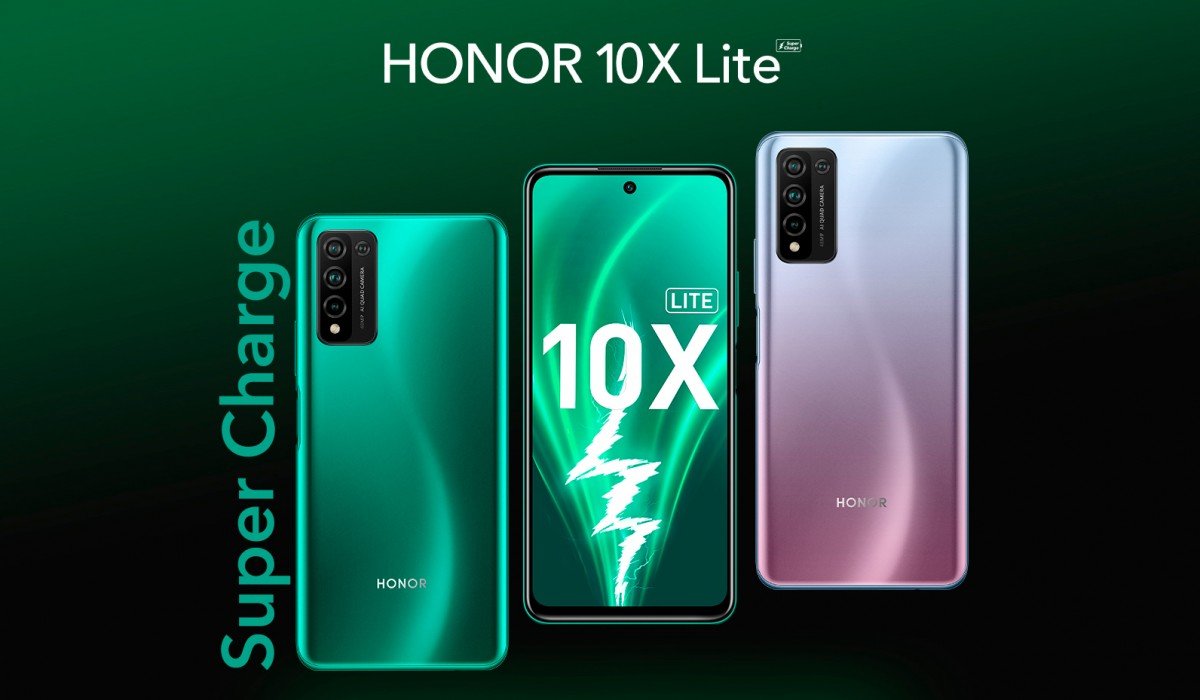 Honor 10X Lite uppvisad