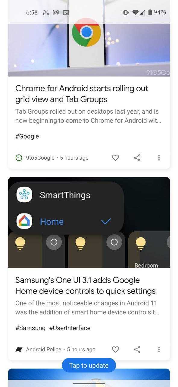 Google Discover håller på att testa ny funktion