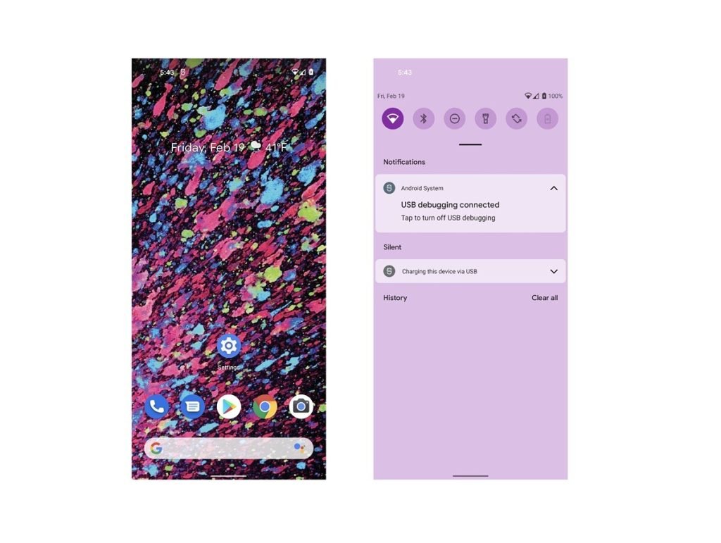 Nya tema- funktionen i Android 12 upptäckt!