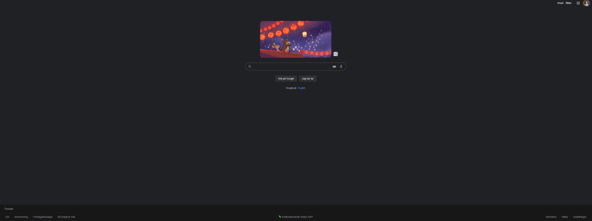 Google uppdaterar Search med Dark Mode!