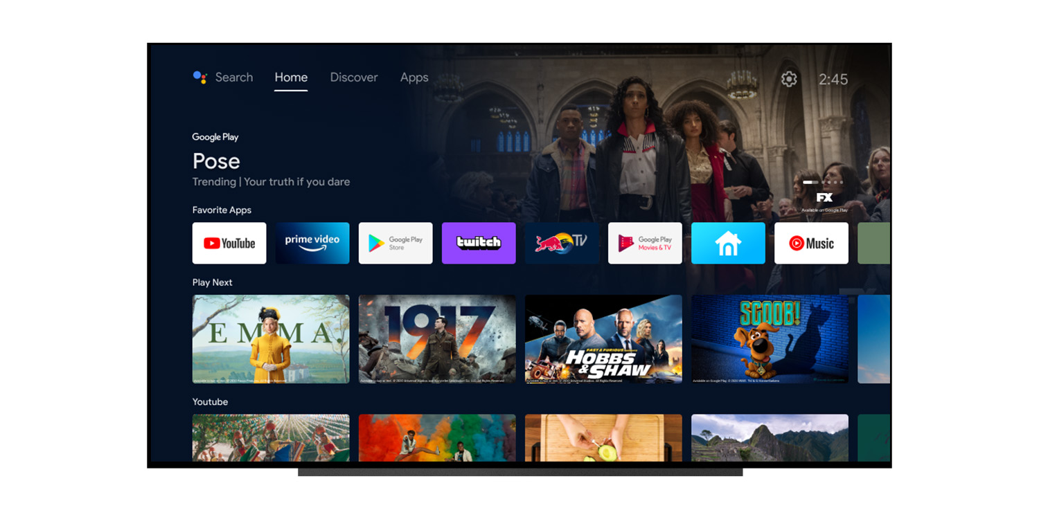 Google uppdaterar Android TV med nytt utseende!