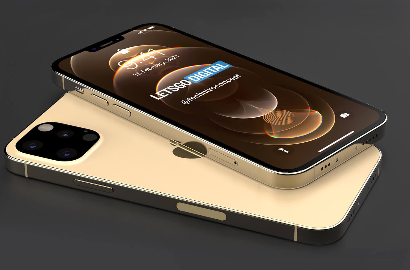 Rendering Pa Iphone 13 Visar Avsaknad Av Laddport