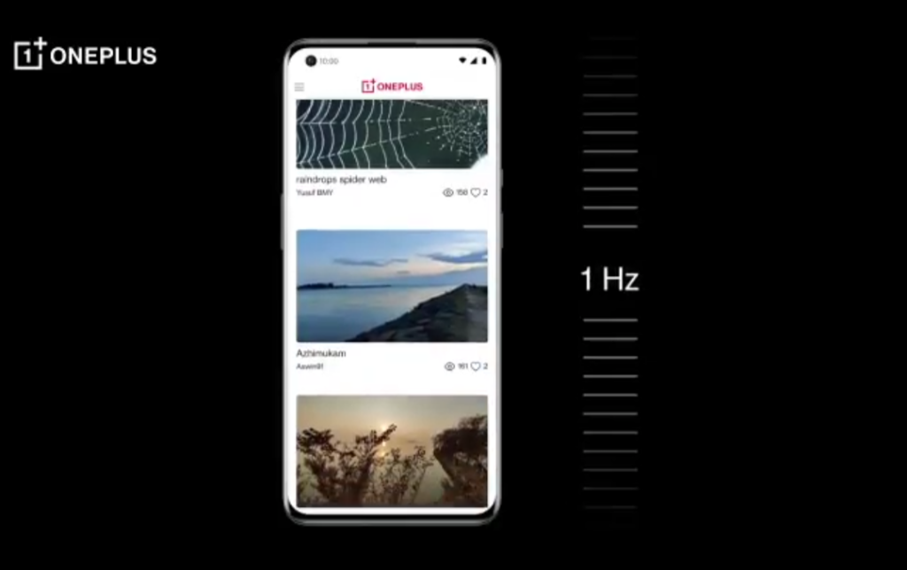 OnePlus 9 Pro kommer kunna skifta mellan 1-120Hz