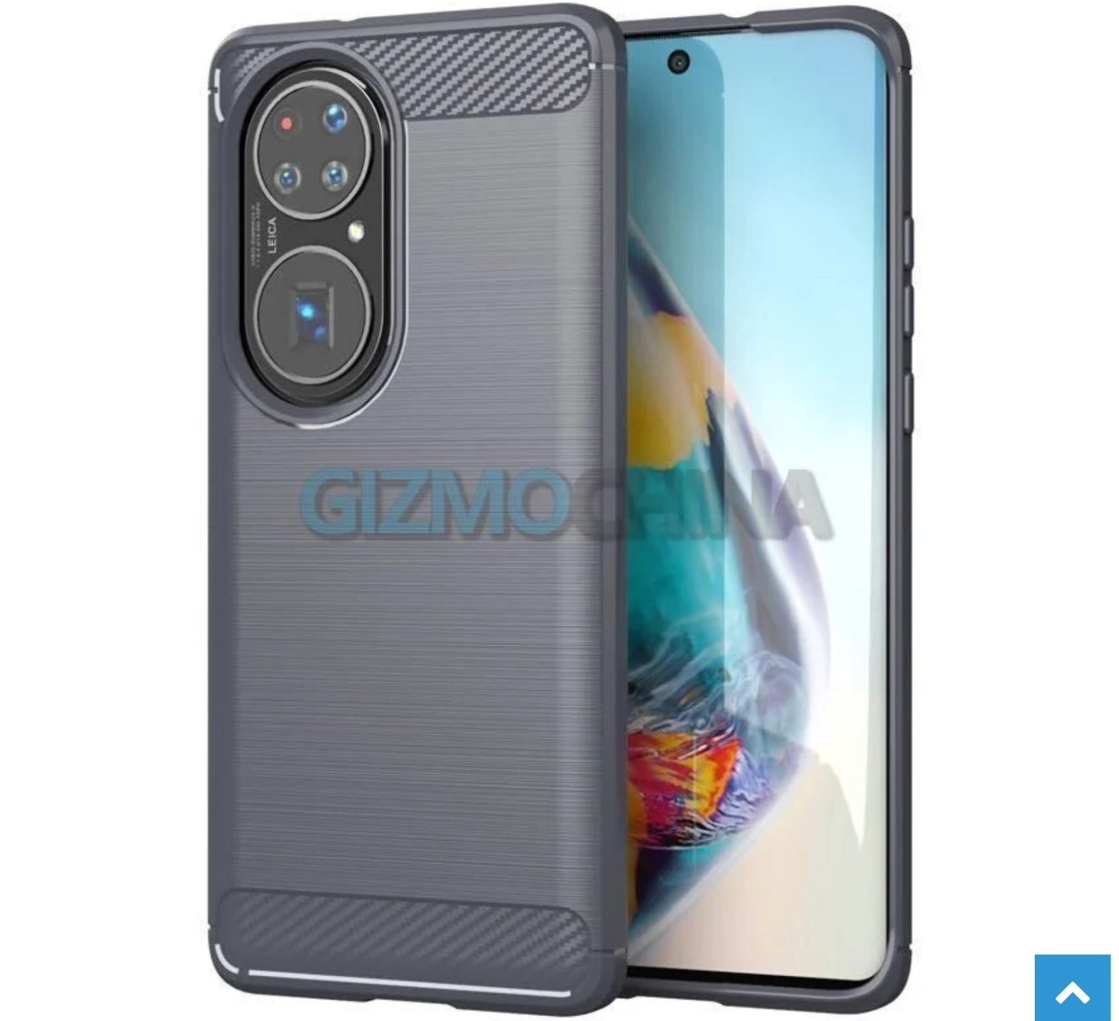 Bild visar hur Huawei P50 kommer se ut