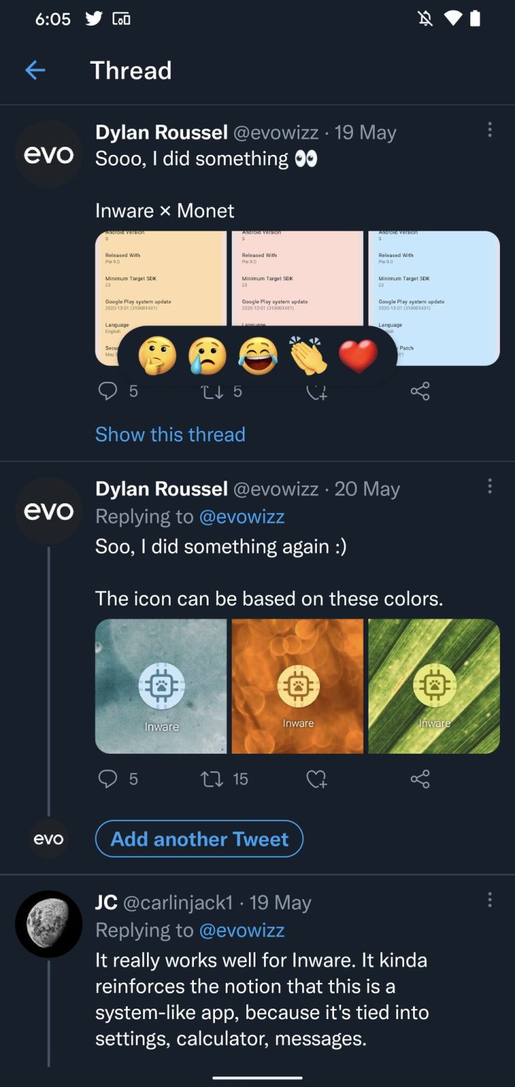 Reaktioner för Twitter ser ut att vara på ingång 20210624 030209.jpg