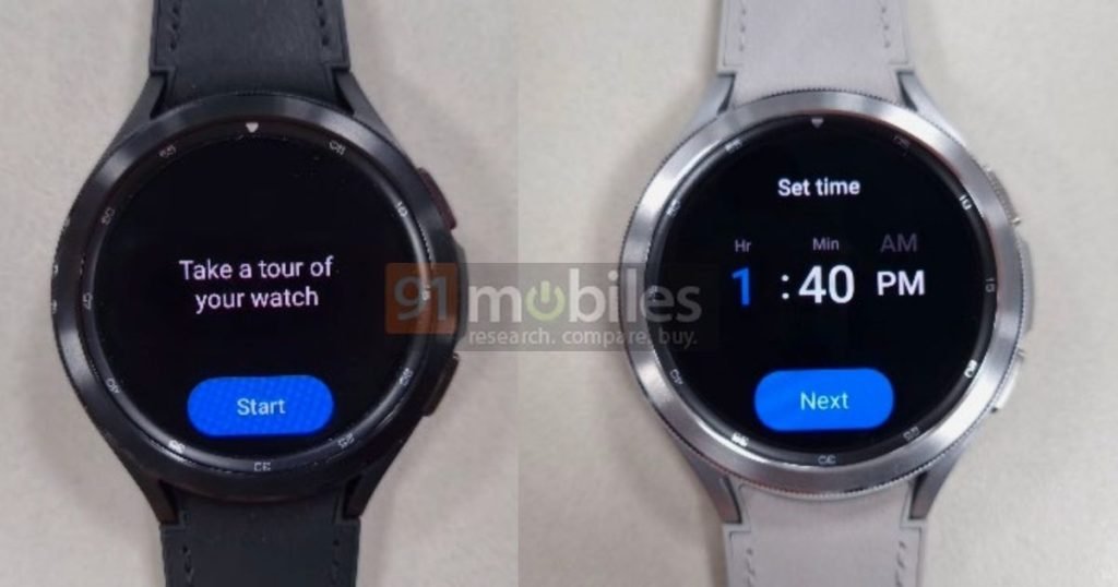 Samsung Galaxy Watch 4 fastnar i det vilda