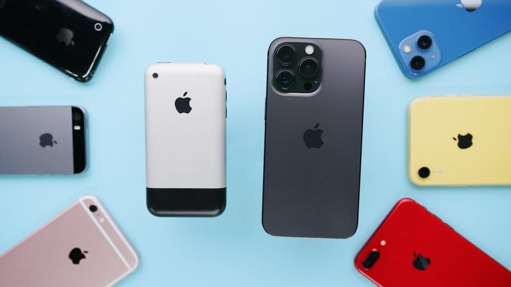MKBHD kollar in alla iPhones som någonsin tillverkats