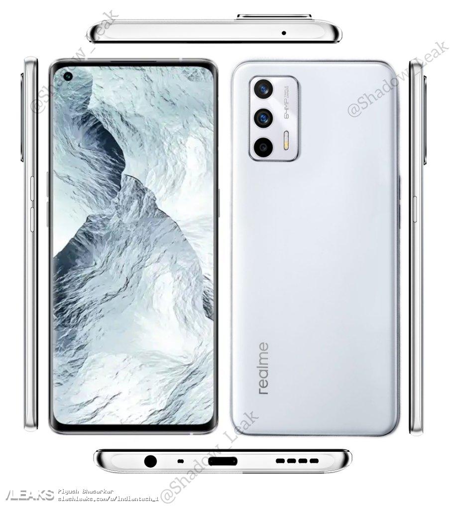 Realme Gt Neo 2t All Side View Via Render By Shadow Leak