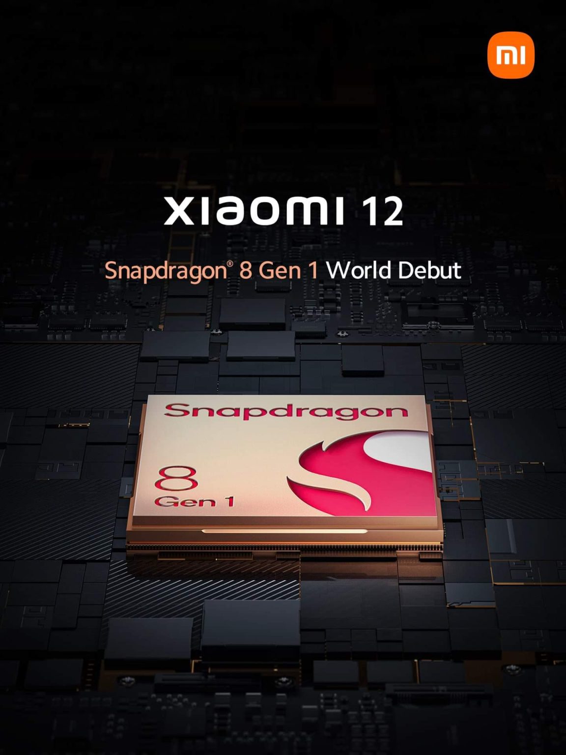 Xiaomi avslöjar att det kommande flaggskeppet Xiaomi 12 kommer med Snapdragon 8 Gen 1 FB IMG