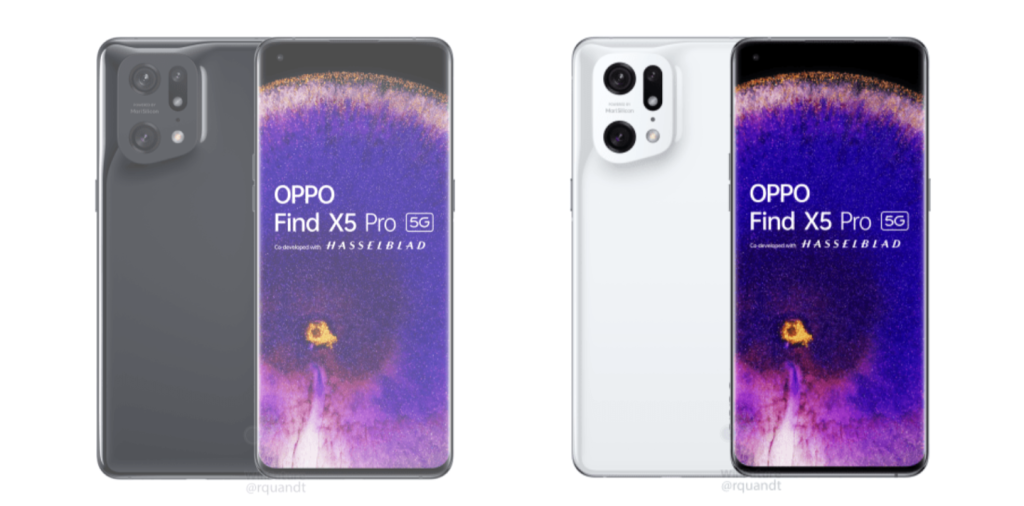 Typ alla specs för Oppo Find X5 Pro läckta