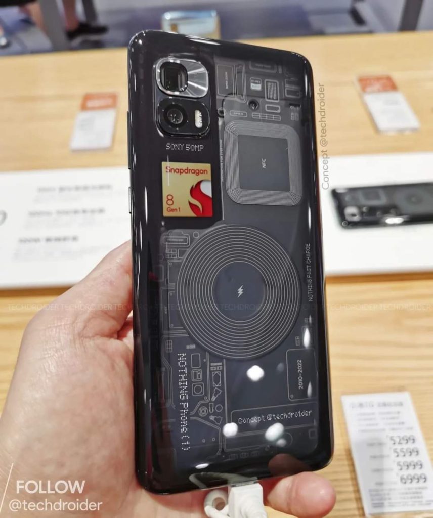 Koncept på Nothings smartphone