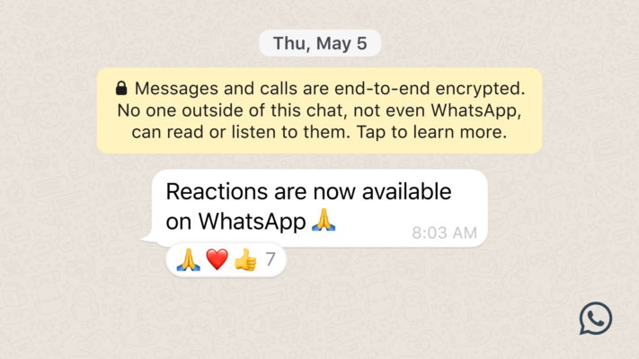 Whatsapp Reaktioner 711x400