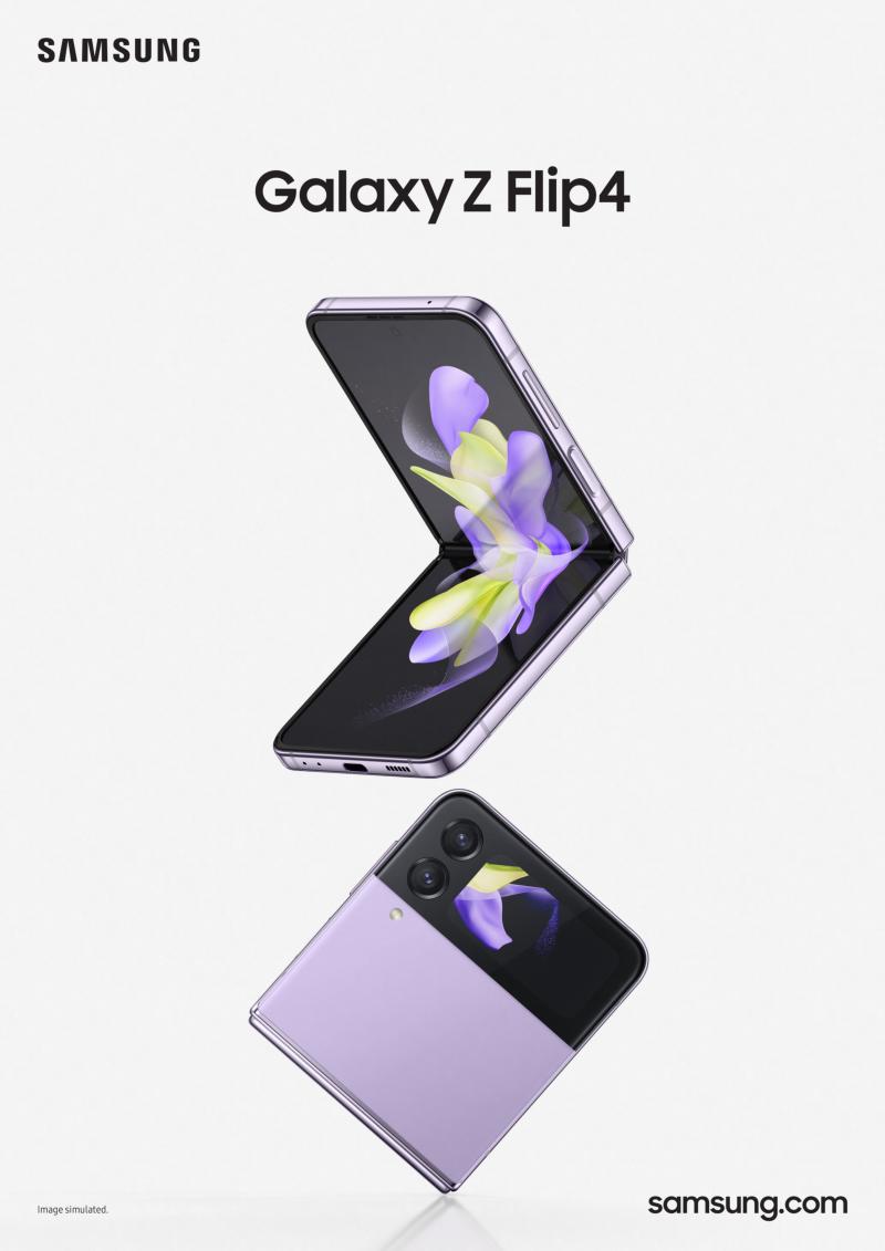 Officell bild på Samsung Galaxy Z Flip4