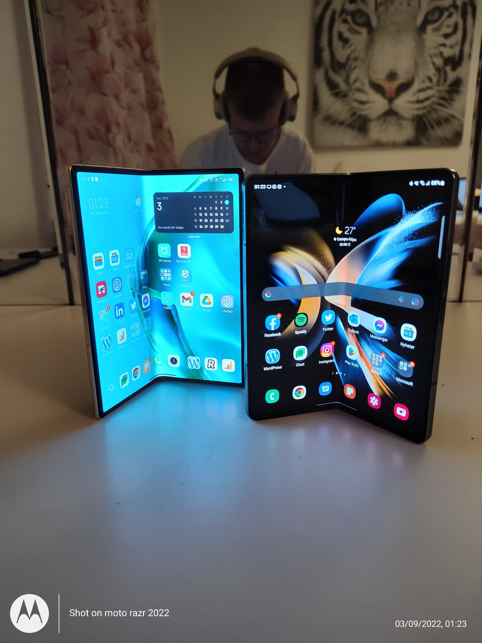 Se betaljen mellan Samsung Galaxy Z Fold4 och Xiaomi Mix Fold 2