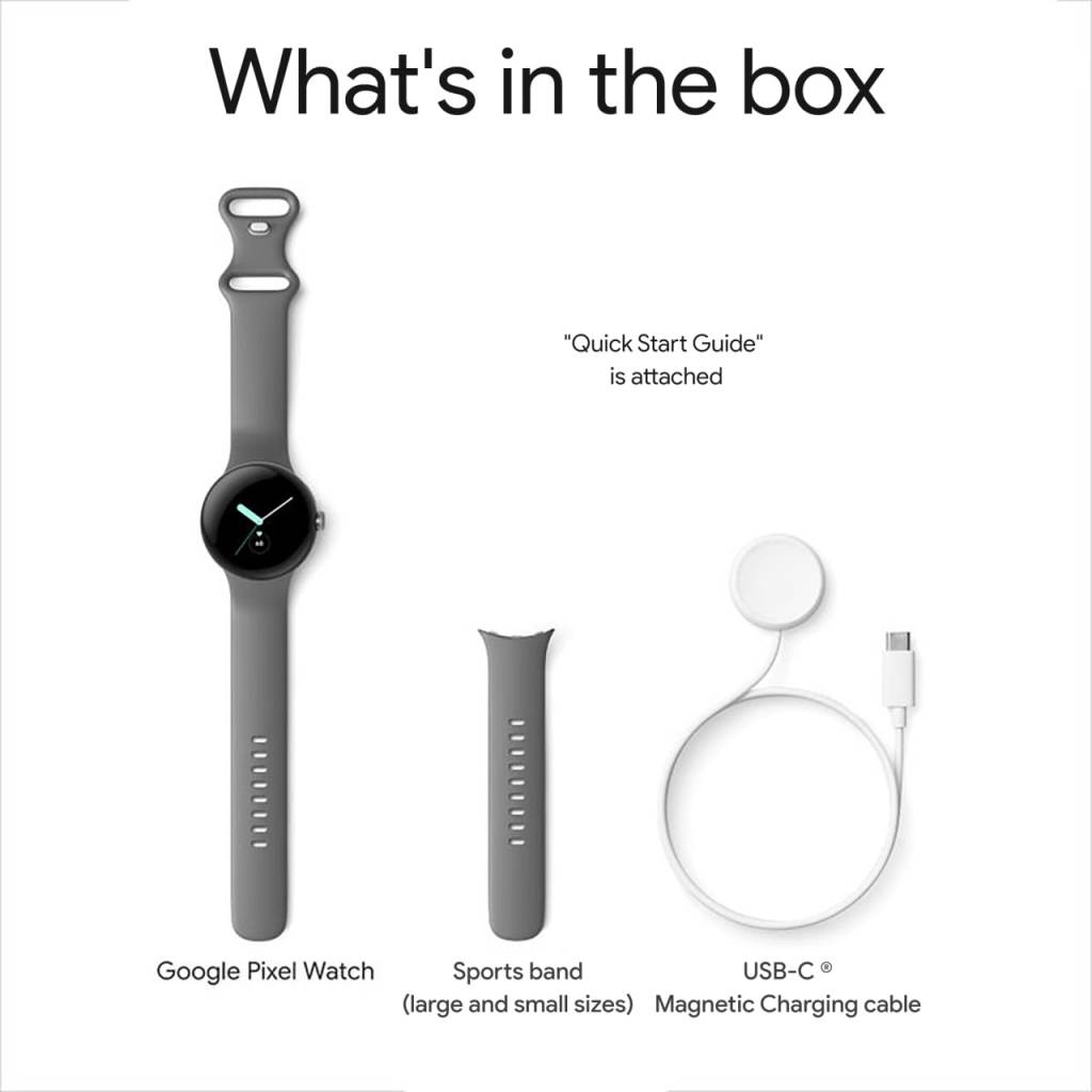 Google Pixel Watch: det här kommer ingå i lådan