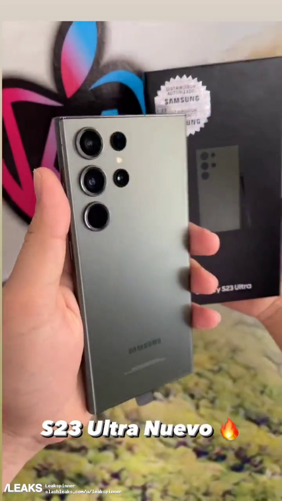 Samsung galaxy s23 ultra hands on video leaks out