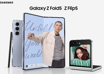Ny pressbild visar Samsung Galaxy Z Flip5 och Fold5 tillsammans