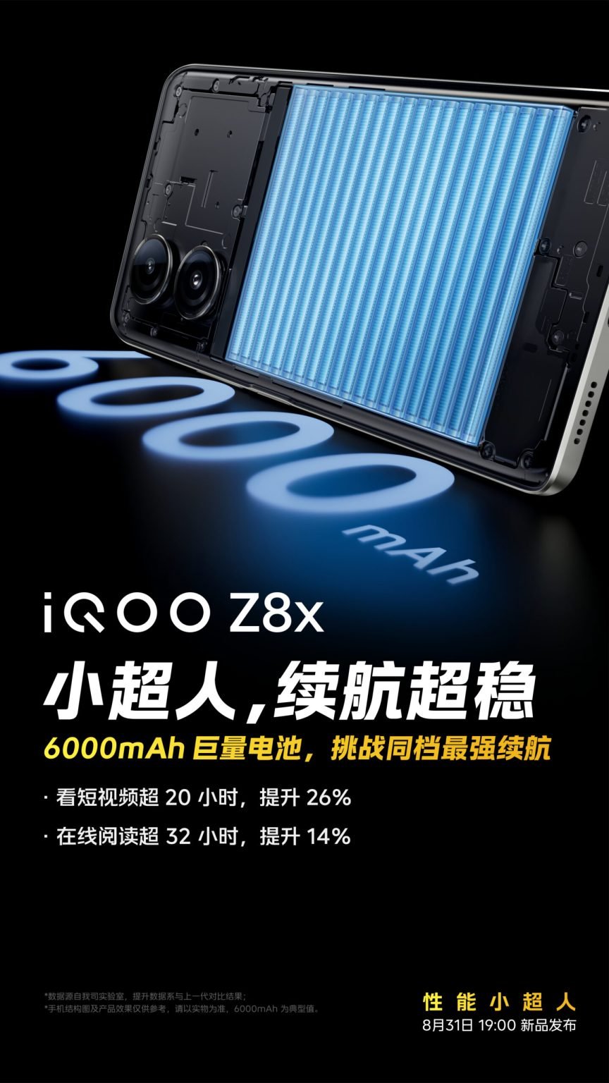 Iqoo Z8x Battery Scaled