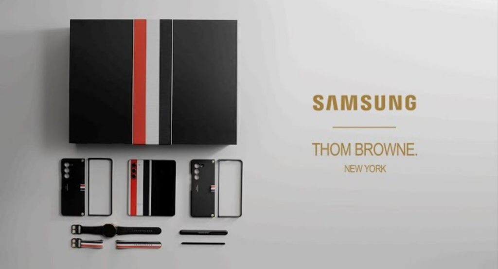Ta en titt på Samsung Galaxy Z Fold5 Thom Browne Edition