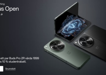 OnePlus Open dyker upp på hemsidan i svart!