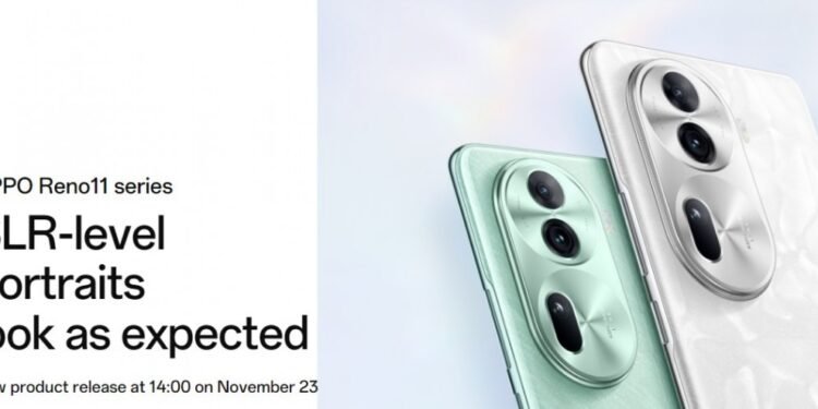 Oppo Reno 11-serien blir officiell den 23 november