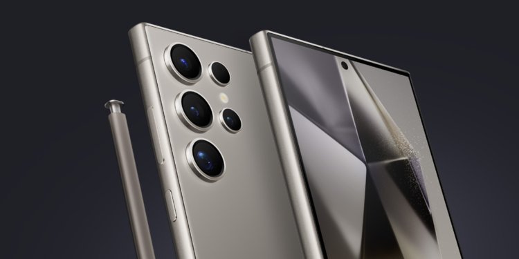 Galaxy S24 Ultra Highlights Color Titanium Gray Back Mo