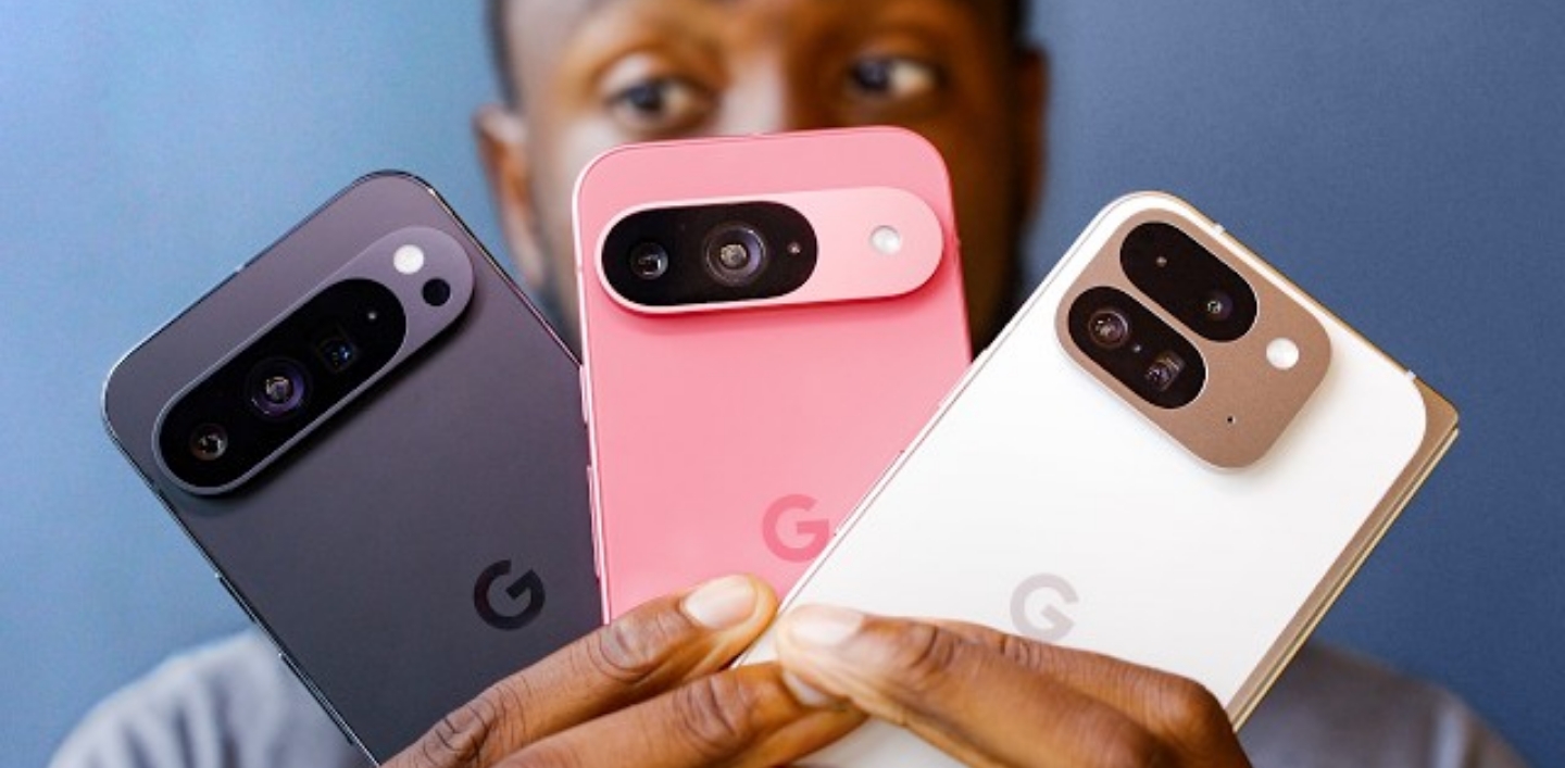 MKBHD kollar in Google Pixel 9-serien