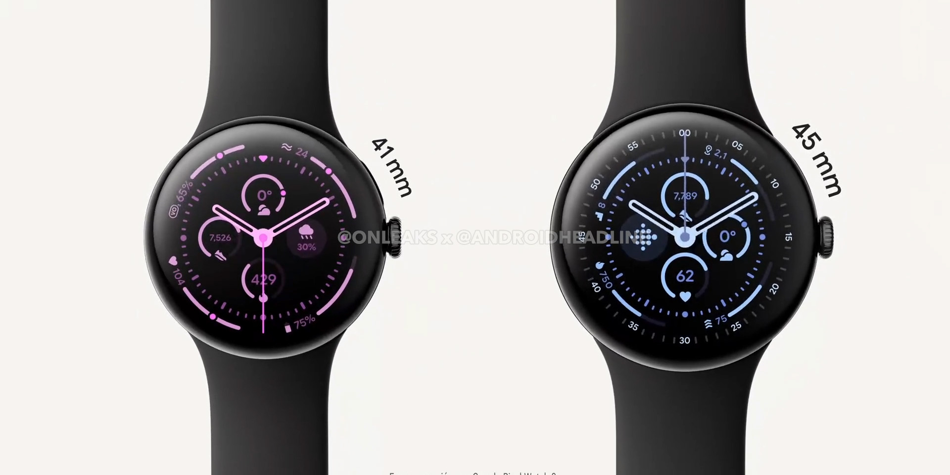 Pixel Watch 3 Leak Sizes 2