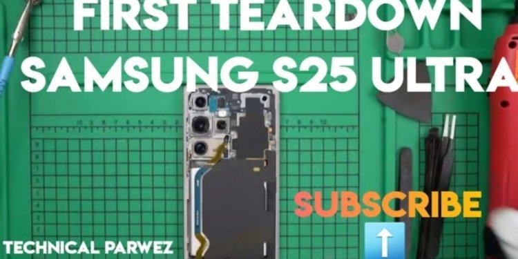 Så här ser Samsung Galaxy S25 Ultra ut under ytan