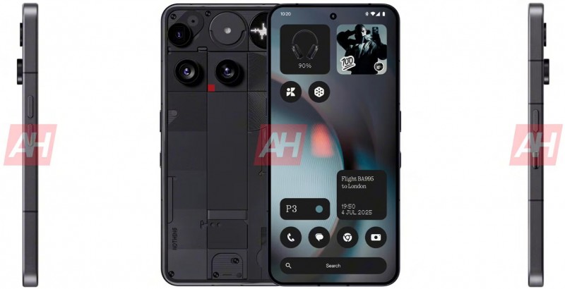 Nothing Phone 3: pressbild på enheten läcker ut Gsmarena 004+4