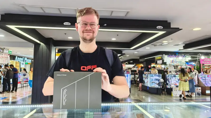 Samsung Galaxy Z TriFold släpptes i USA idag – således slut på minuter