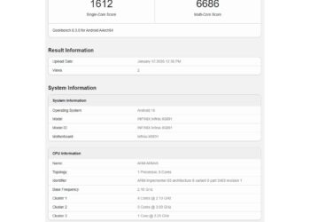 Infinix GT 50 Pro genom benchmark