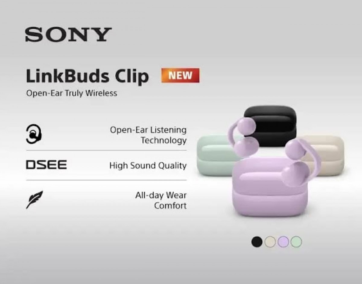 Sony LinkBuds Clip kommer 21 januari