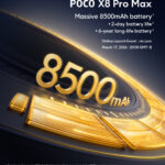 Xiaomi Poco X8 Pro Max: så stort batteri kommer den få
