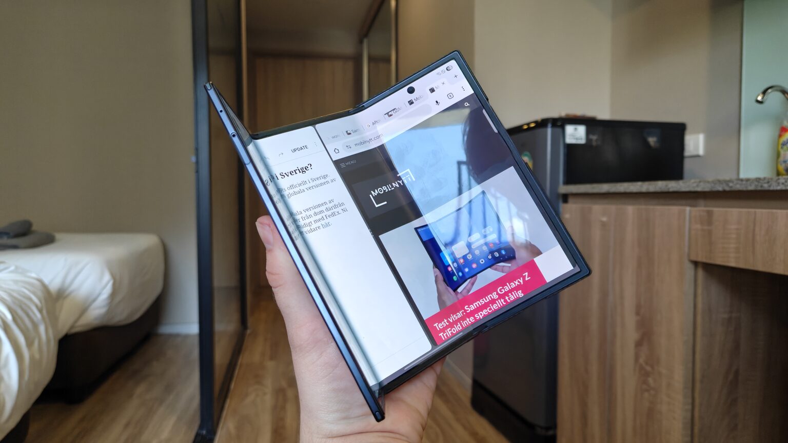 Samsung Galaxy Z TriFold sägs ha slutat tillverkats