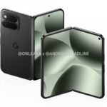 Rendering visar Google Pixel 11 Pro Fold