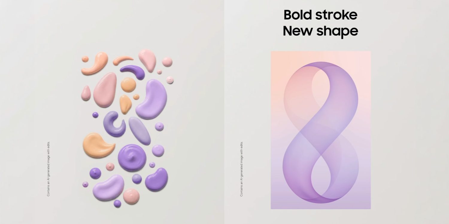 Samsung släpper mycket tydlig teaser för sin breda foldeble Galaxy Z Fold 8!