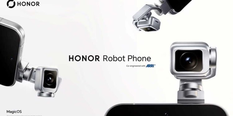 Arun kollar in Robot Phone från Honor